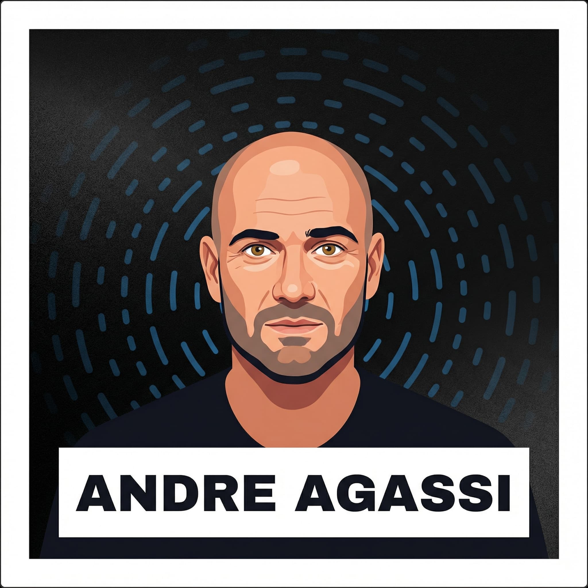 Portrait of Andre Agassi
