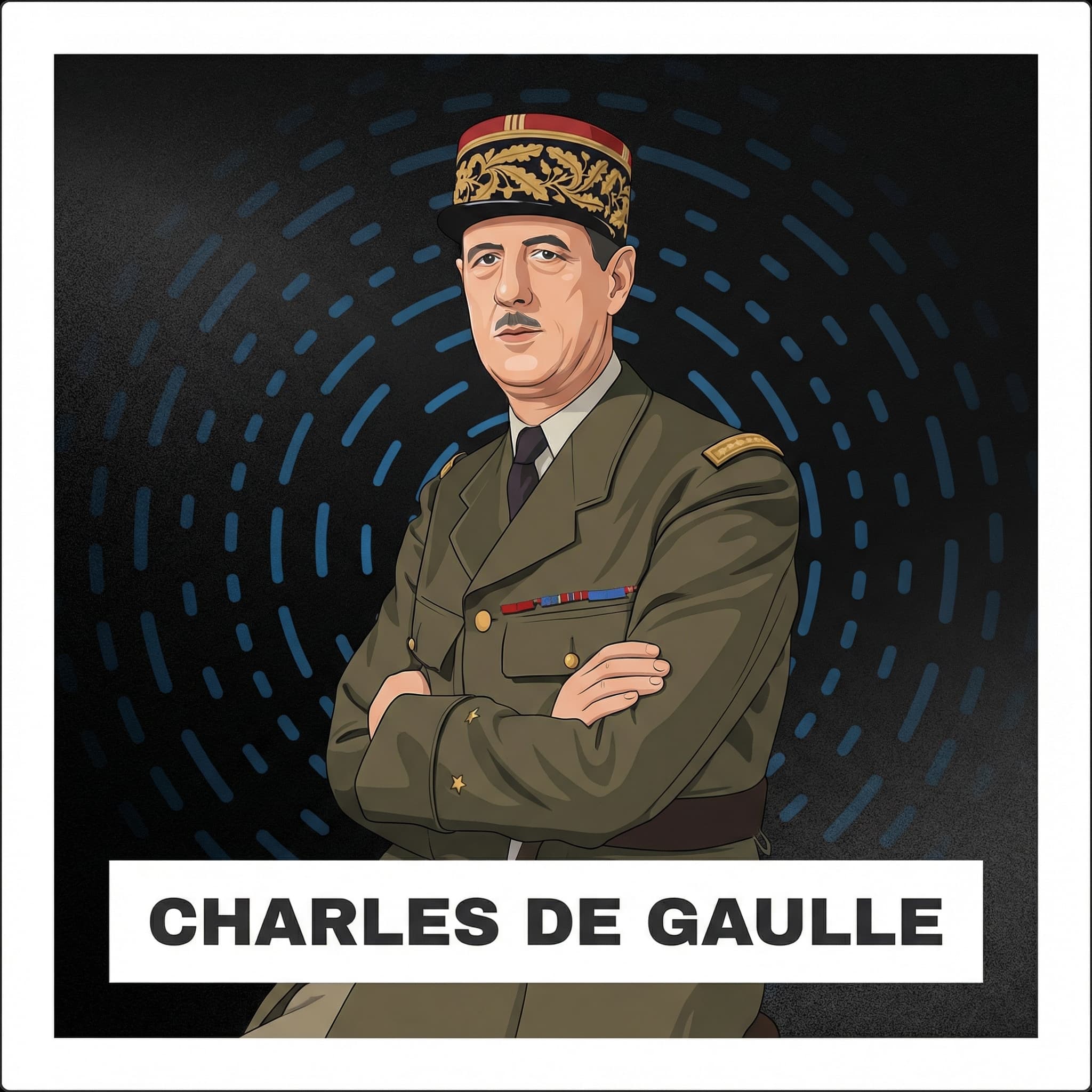 Portrait of Charles de Gaulle