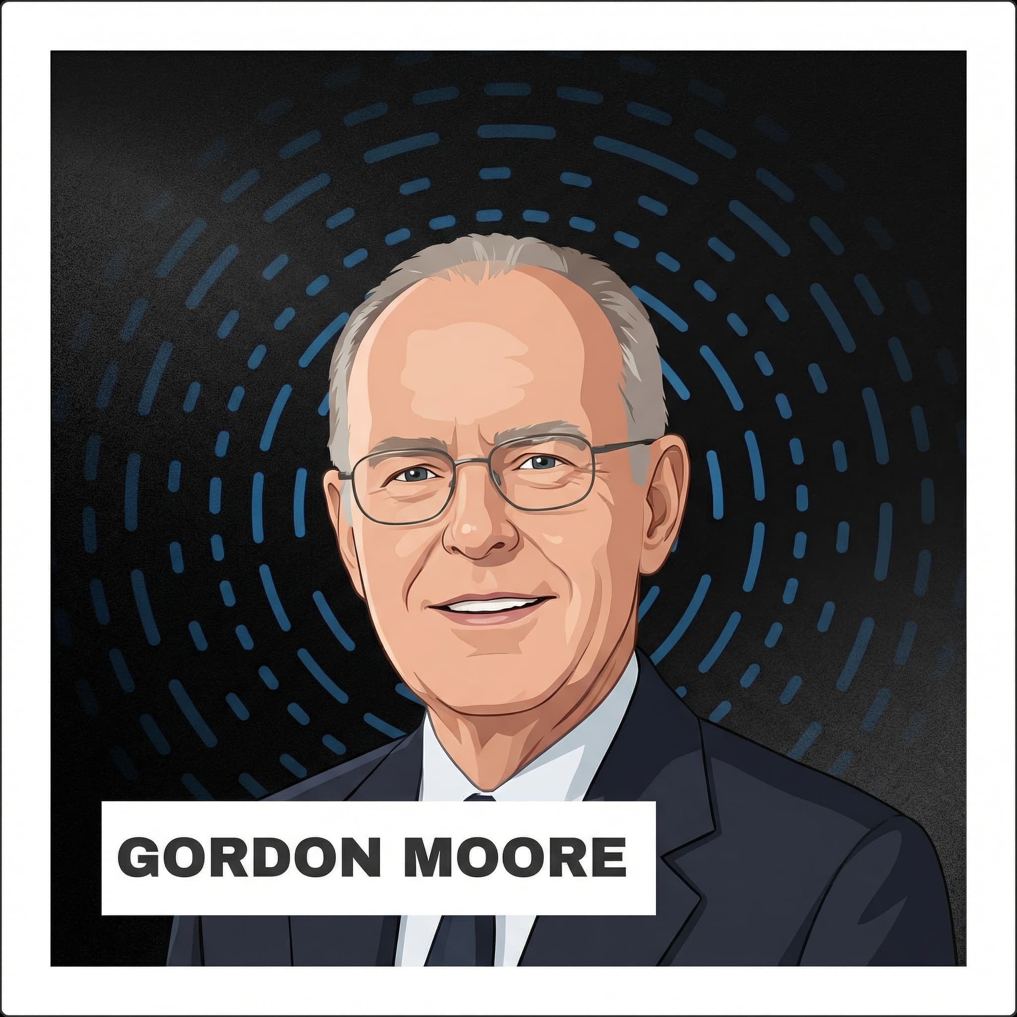 Portrait of Gordon Moore