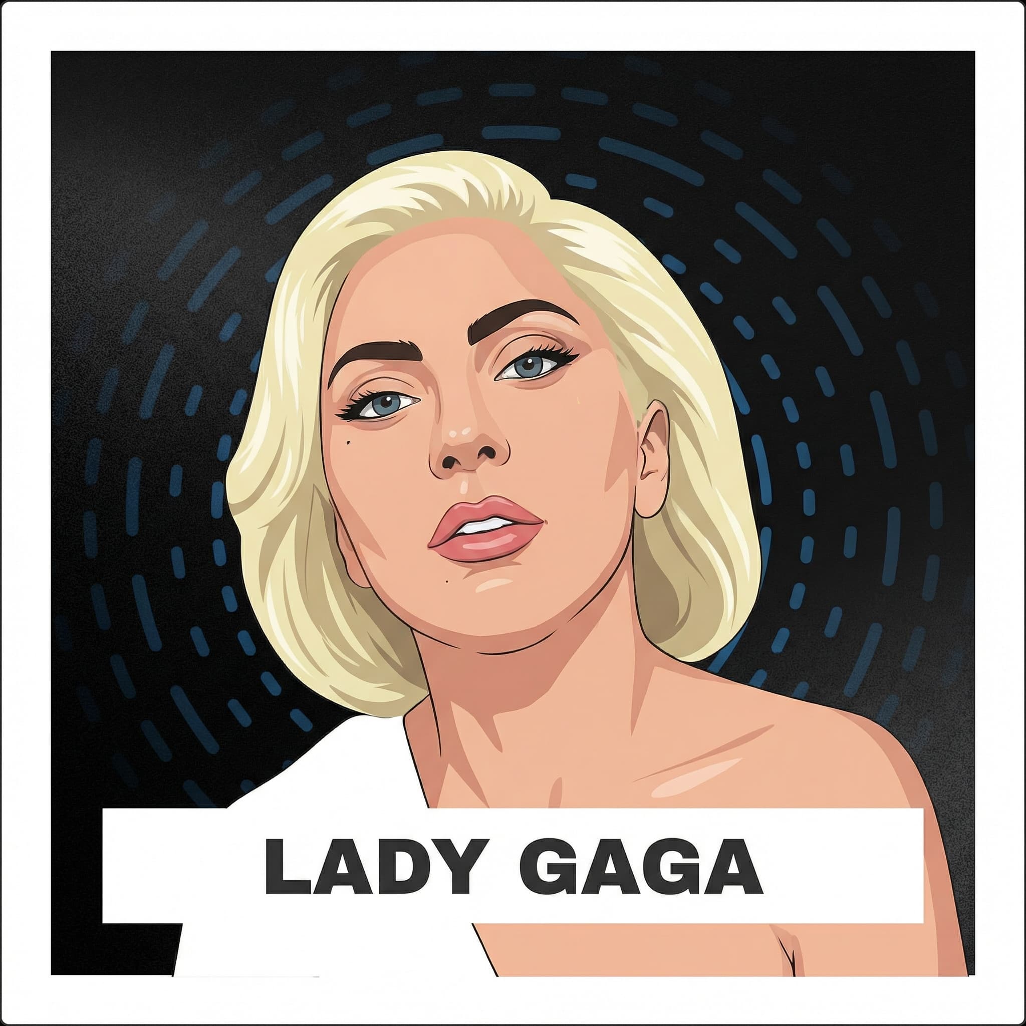 Portrait of Lady Gaga