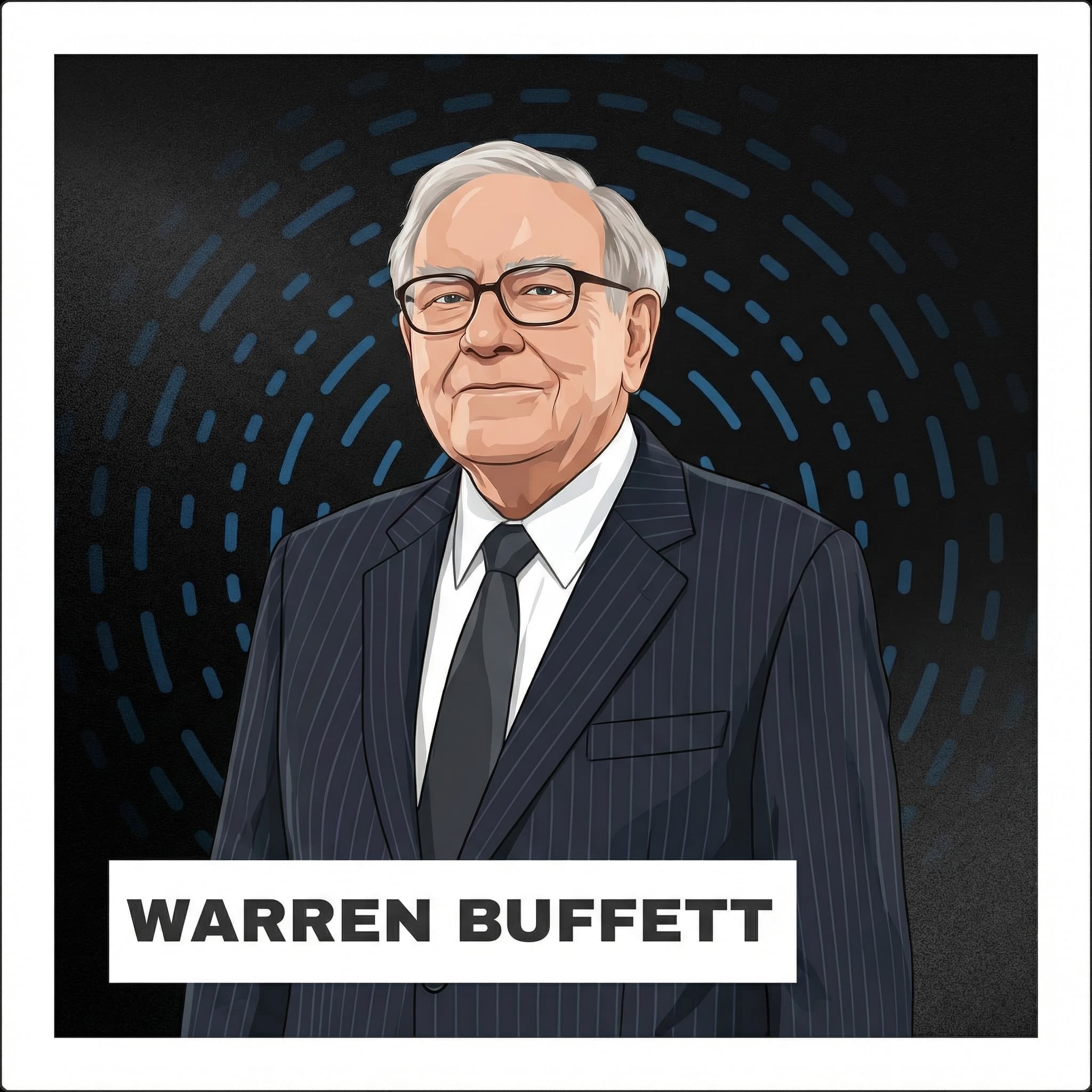 Portrait of Warren Buffett