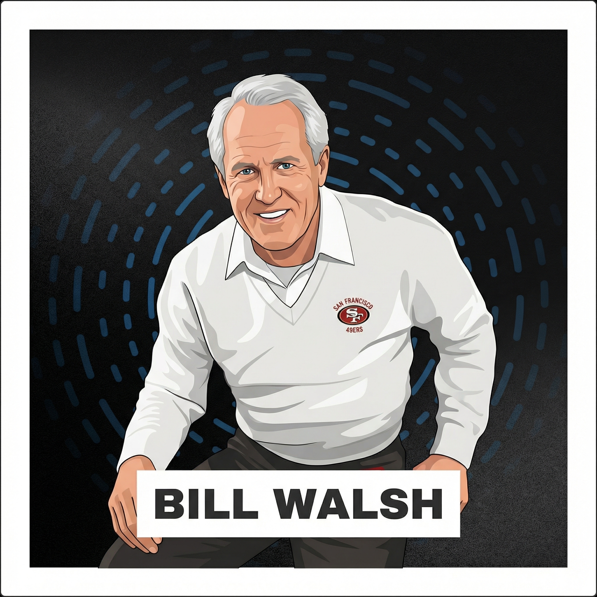 Portrait of Bill Walsh