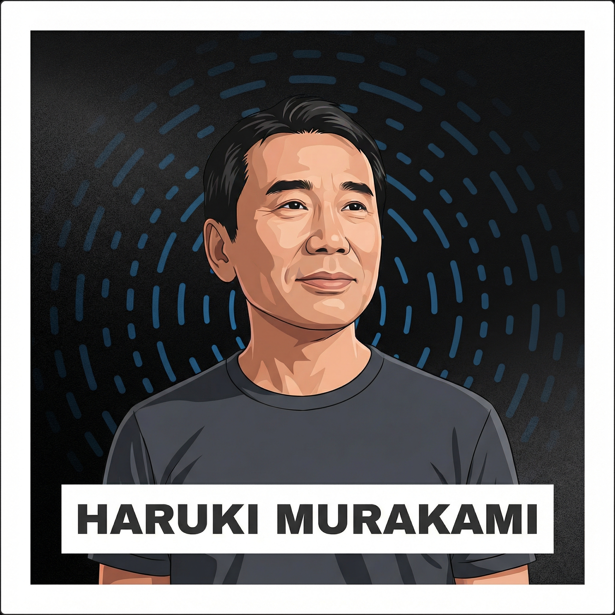 Portrait of Haruki Murakami