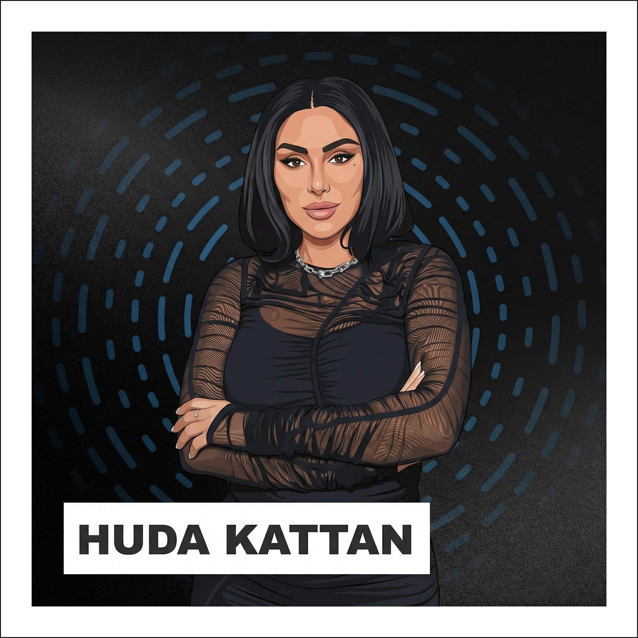 Portrait of Huda Kattan